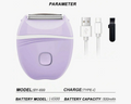 Electric Women's Shaver – Rechargeable Full Body Hair Removal